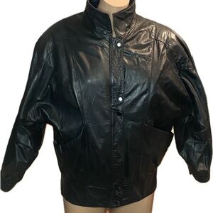 Wilson Black Leather Jacket